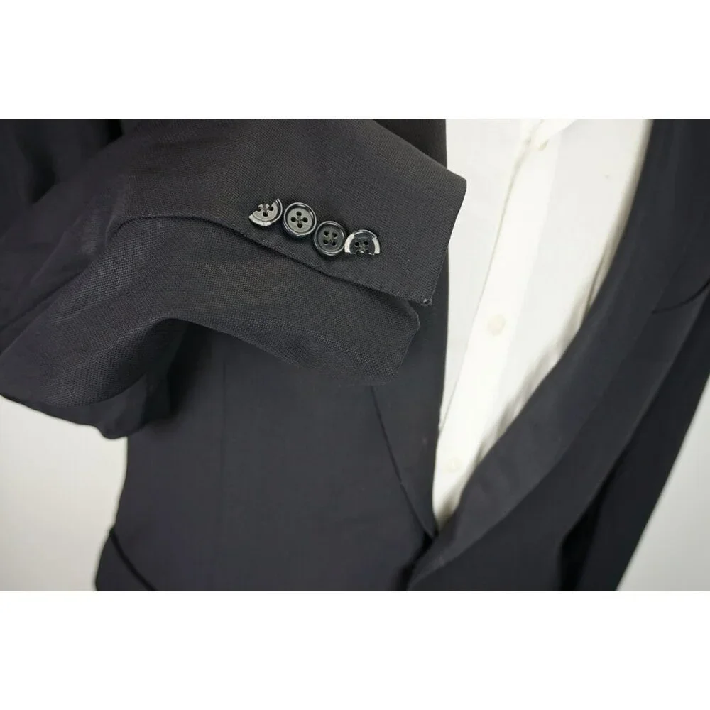 Canali 1934 CURRENT Black Woven Sport Coat Jacket Sz 42R